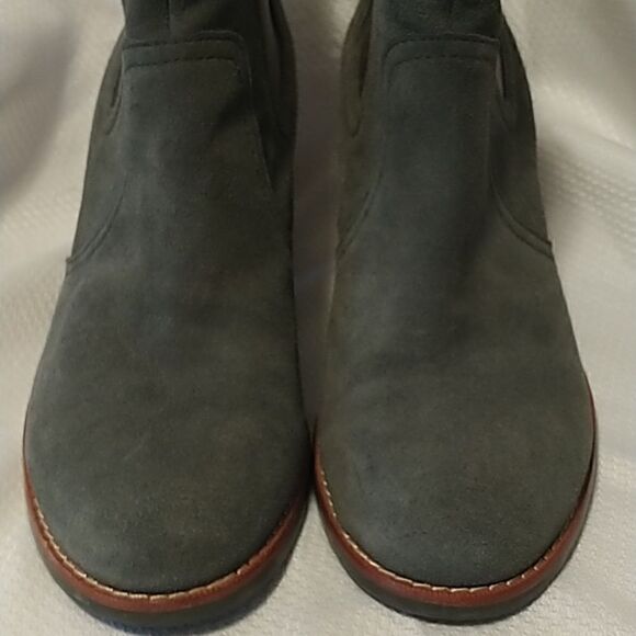 Sperry Top Sider Chelsea gray suede boots booties size 8.5 - Picture 2 of 8